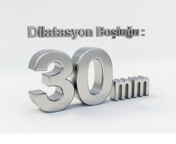 30 mm DİLATASYON BOŞLUKLARI İÇİN DİLATASYON PROFİLLERİ